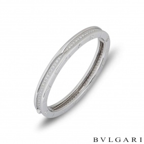 Bvlgari White Gold Diamond B.Zero1 Bangle Bvlgari White Gold Diamond B.Zero1 Bangle